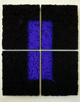 Jae Ko, JK2101, Ultramarine Blue with Black, 